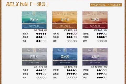 悦刻一溪云是几代的烟弹？原来是这代