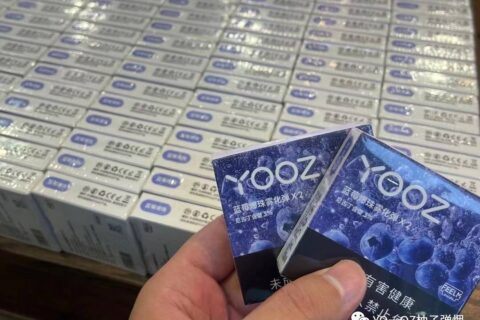 YOOZ柚子烟弹最新口味测评：蓝莓爆珠、榴莲多多、茉莉花绿茶、超级柠檬、来个椰子。